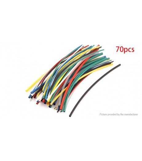Heat Shrink Tubing Wire Cable Sleeving Wrap Tube Kit (70 Pieces)