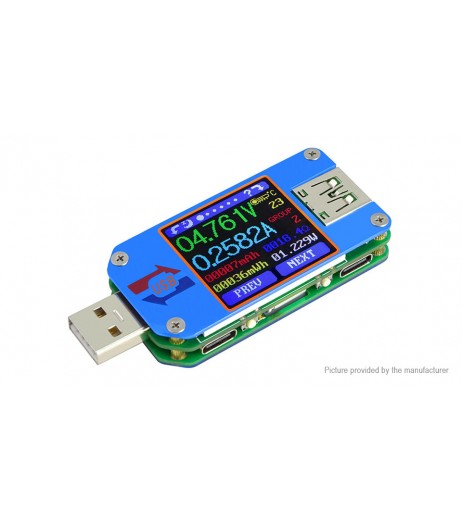 Ruideng UM25C 1.44" LCD USB 2.0 Digital Multimeter Voltmeter Ammeter