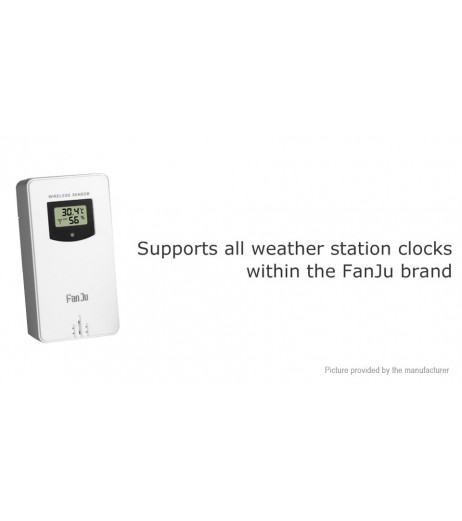 FanJu Weather Station Temperature Humidity Outdoor Wireless Receiver Sensor