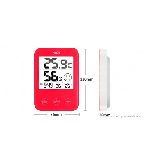 FanJu FJ718 Screen Touch Digital Thermometer Hygrometer