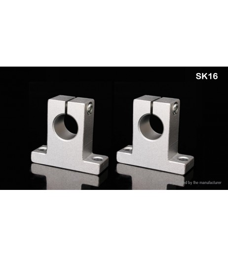 SK16 16mm Linear Rail Shaft Support XYZ Table CNC Parts (2-Pack)