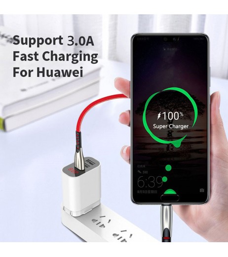 Type-C USB Cable 3A Fast Charging USB Sync Data Mobile Phone Adapter Charger Cable For Samsung Xiaomi Sony HTC LG Android Cables