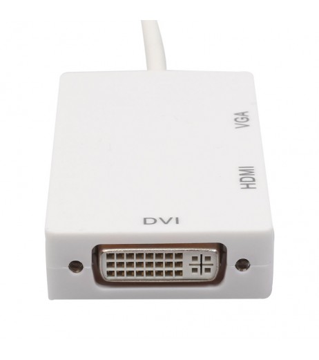 3in1 DP Display Port Male 20Pin to DVI/HDMI /VGA Female 1080P HDTV Cable Converter Adapter