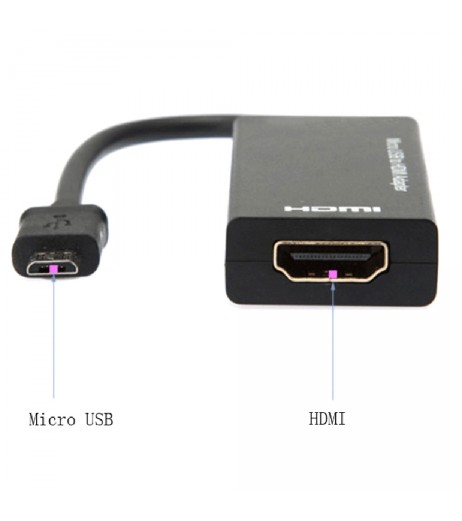 Micro USB Male Cable to HDMI Female Adapter Cable for Samsung HTC LG NOKIA HUAWEI  MEIZU