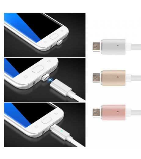 MicroUSB Magnetic Cable 1M Fast Magnet Charger Cable USB For Android Mobile Phone Tablet