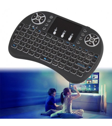 Mini i8 Gaming Keyboard Wireless Backlit + H96 PRO+ 3G+32G Android 6.0 BT 4.1 HDMI 2.0 Marshmallow TV Box