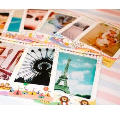 10 Pcs Photo Sticker Borders for Fujifilm Instax Mini Films - Animal