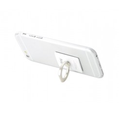 iRing Universal Bunker Ring Grip Holder Cell Phone Stand - White