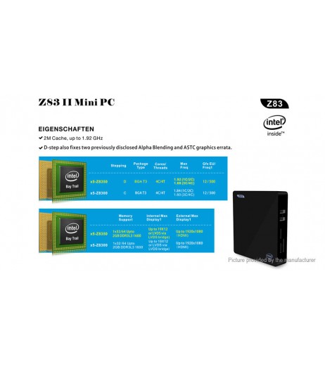 Z83II Quad-Core Mini PC (32GB/EU)