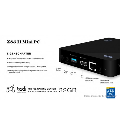 Z83II Quad-Core Mini PC (32GB/UK)